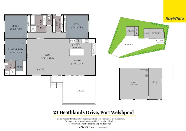 Floorplan of Homely house listing, 21 Heathlands Drive, Port Welshpool VIC 3965
