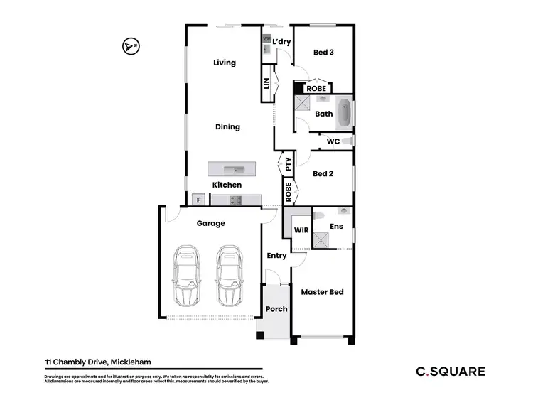 Floorplan of Homely house listing, 11 Chambly Drive, Mickleham VIC 3064