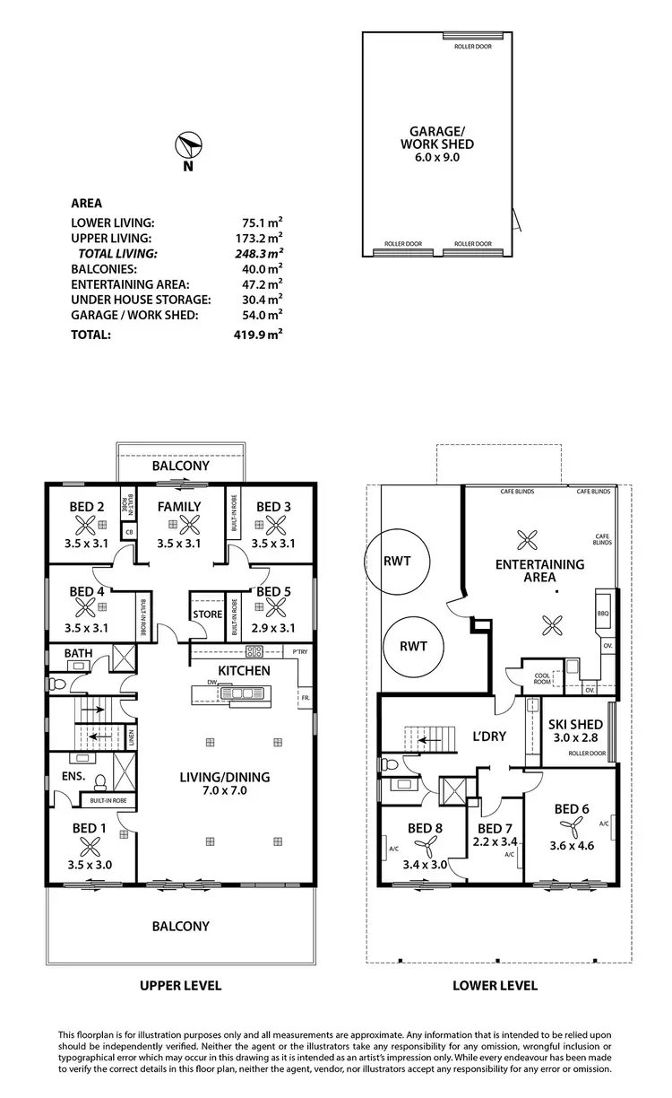 Floorplan of Homely house listing, 42 Teal Flat Shack Rd, Teal Flat SA 5238
