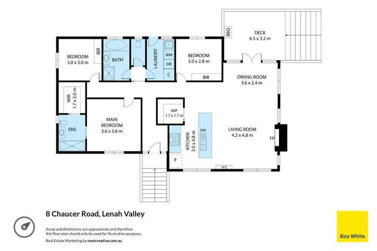 Floorplan of Homely house listing, 8 Chaucer Road, Lenah Valley TAS 7008