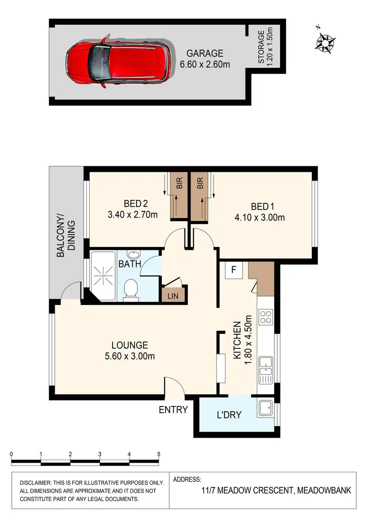 Floorplan of Homely apartment listing, 11/7 Meadow Crescent, Meadowbank NSW 2114