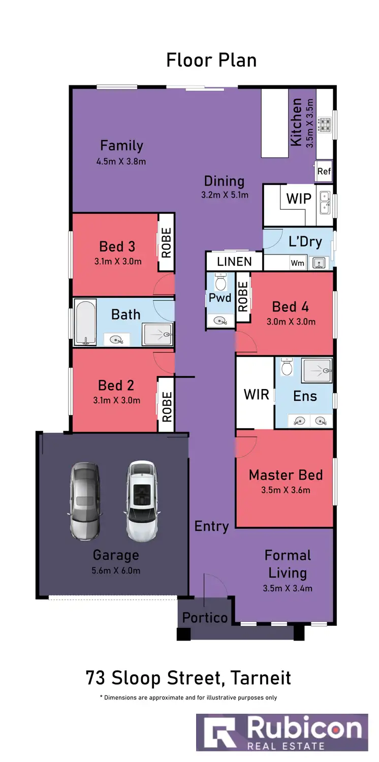 Floorplan of Homely house listing, 73 Sloop Street, Tarneit VIC 3029