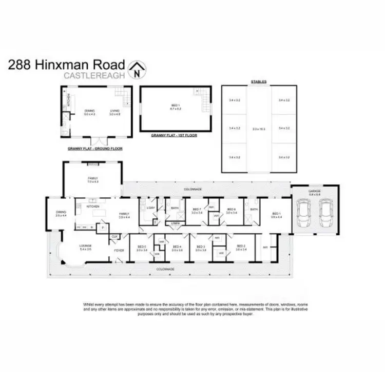 Floorplan of Homely house listing, 288 - 294 Hinxman Road, Castlereagh NSW 2749