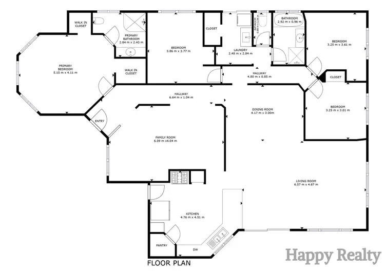 Floorplan of Homely house listing, 57 Manly Crescent, Warnbro WA 6169