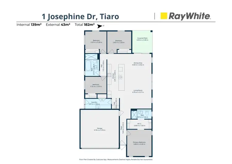 Floorplan of Homely house listing, 1 Josephine Drive, Tiaro QLD 4650
