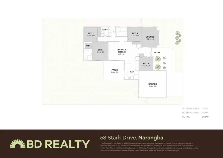 Floorplan of Homely house listing, 58 Stark Drive, Narangba QLD 4504