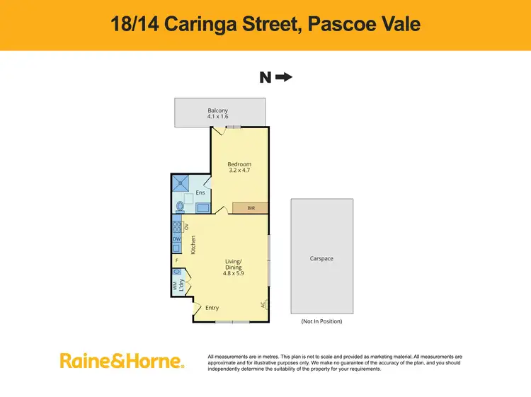 Floorplan of Homely apartment listing, 18/14 Caringa Street, Pascoe Vale VIC 3044