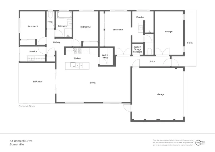 Floorplan of Homely house listing, 34 Osmetti Drive, Somerville WA 6430