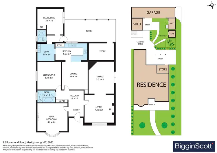 Floorplan of Homely house listing, 92 Rosamond Road, Maribyrnong VIC 3032