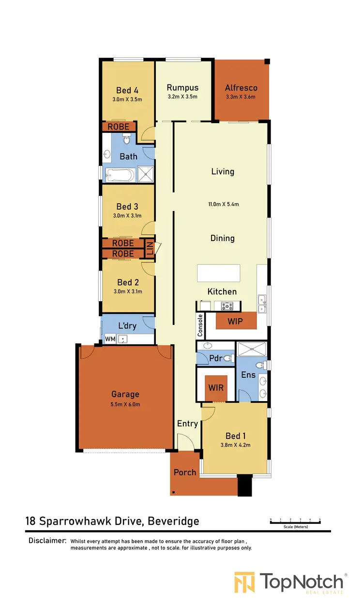 Floorplan of Homely house listing, 18 Sparrowhawk Drive, Beveridge VIC 3753