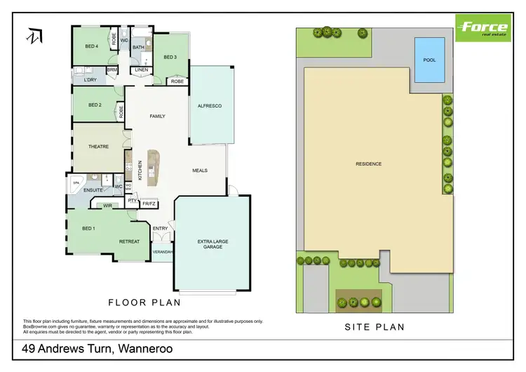 Floorplan of Homely house listing, 49 Andrews Turn, Wanneroo WA 6065