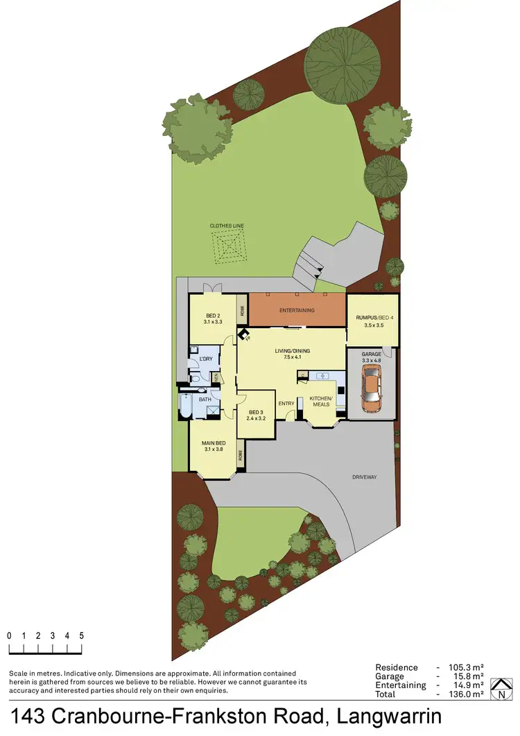 Floorplan of Homely house listing, 143 Cranbourne-Frankston Road, Langwarrin VIC 3910