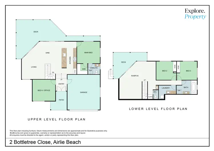Floorplan of Homely house listing, 2 Bottletree Close, Airlie Beach QLD 4802