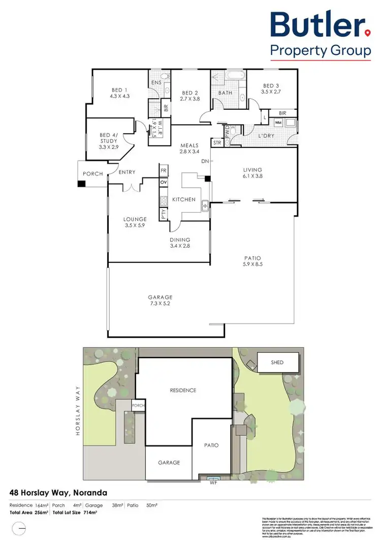 Floorplan of Homely house listing, 48 Horslay Way, Noranda WA 6062