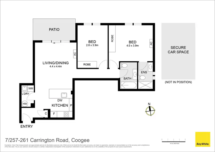 Floorplan of Homely apartment listing, 7/257-261 Carrington Road, Coogee NSW 2034