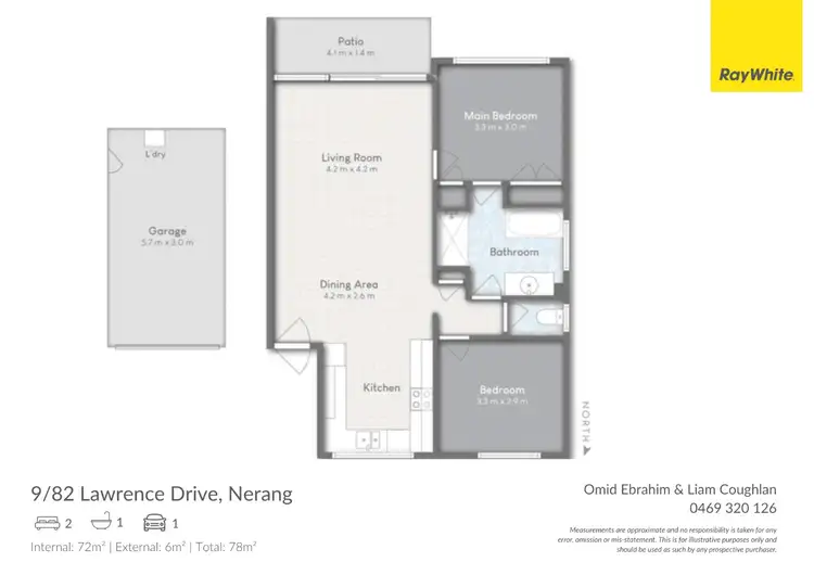 Floorplan of Homely apartment listing, 9/82-86 Lawrence Drive, Nerang QLD 4211