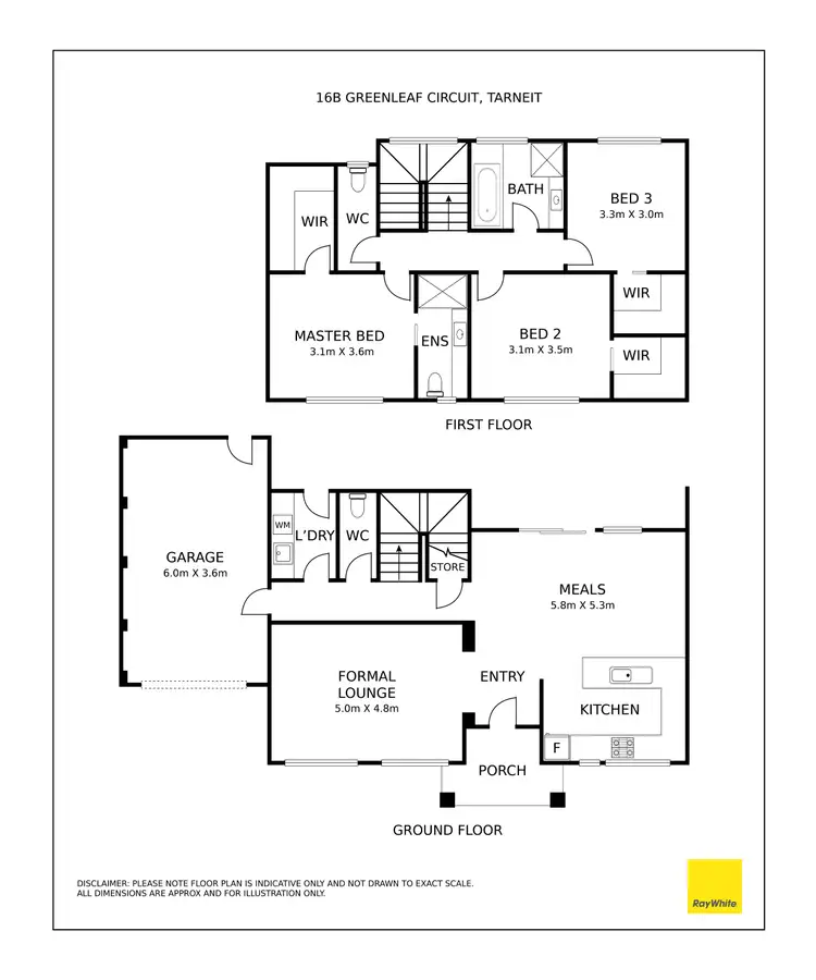 Floorplan of Homely house listing, 16B Greenleaf Circuit, Tarneit VIC 3029