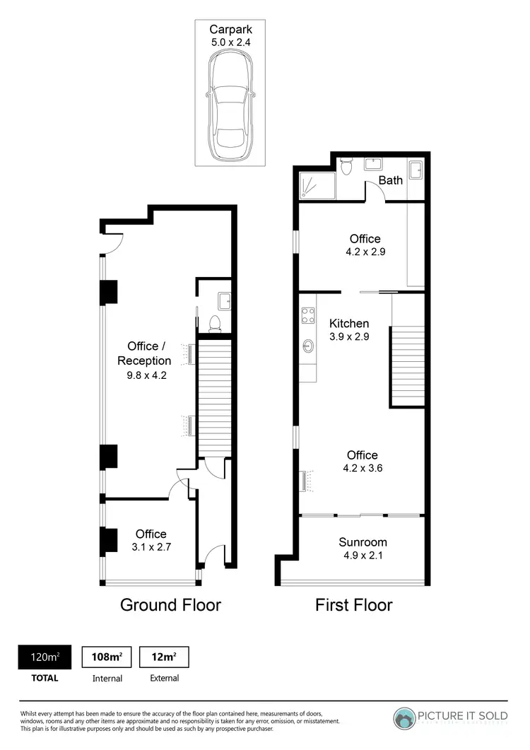 Floorplan of Homely apartment listing, 109A/10 Balfours Way, Adelaide SA 5000