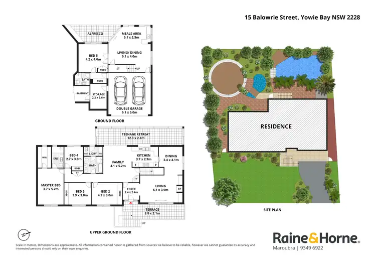 Floorplan of Homely house listing, 15 Balowrie Street, Yowie Bay NSW 2228