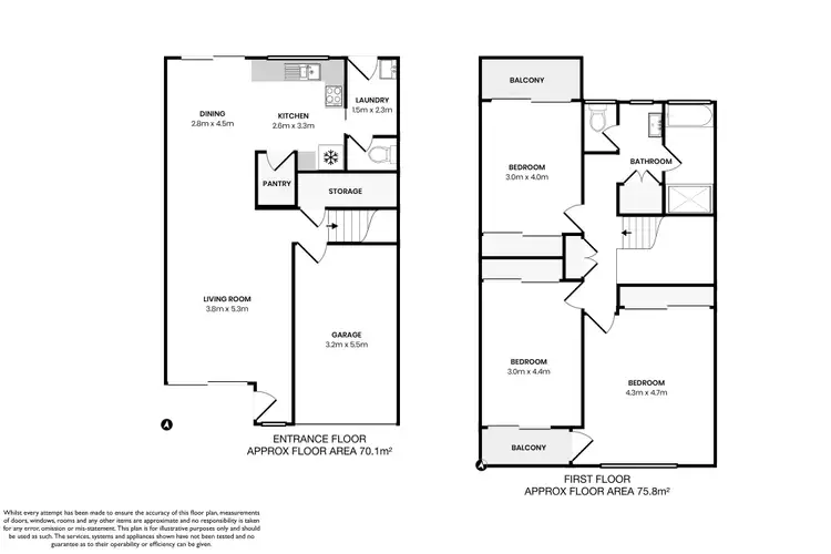 Floorplan of Homely semi-detached listing, 11/4A Blanch Street, Lemon Tree Passage NSW 2319