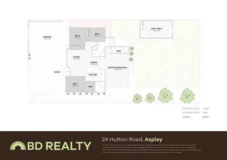 Floorplan of Homely house listing, 24 Hutton Road, Aspley QLD 4034