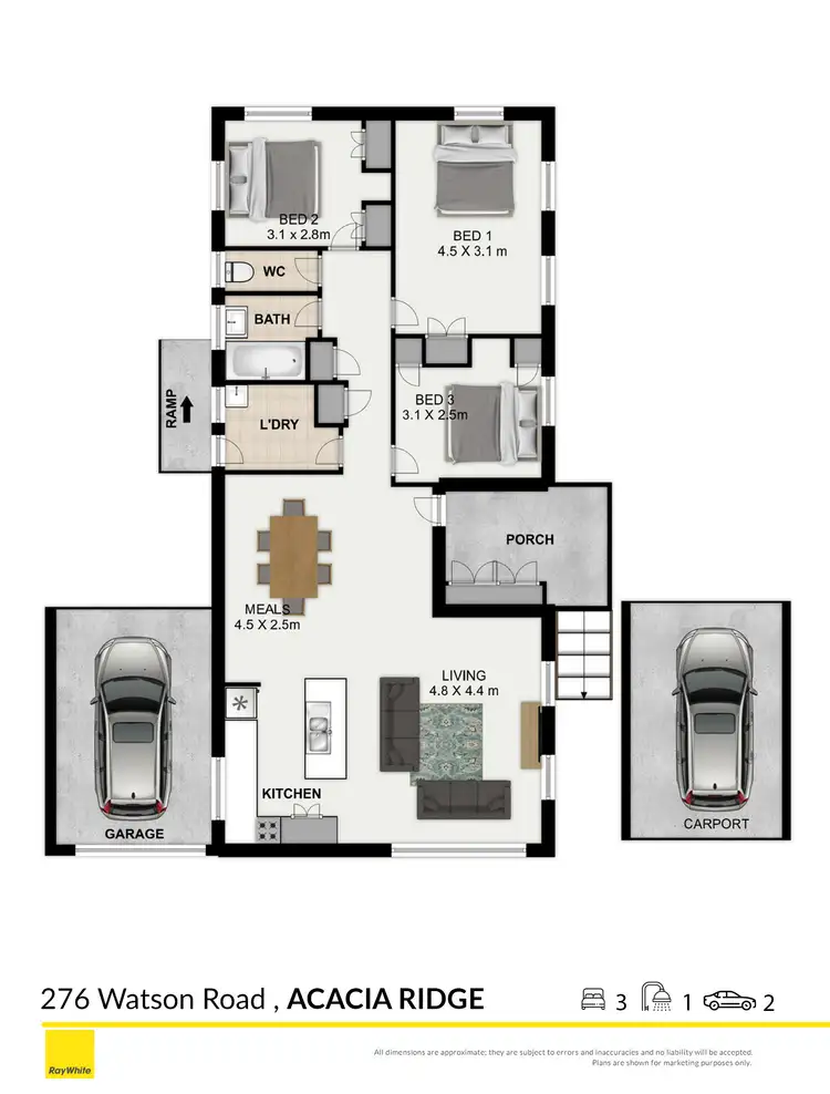 Floorplan of Homely house listing, 276 Watson Road, Acacia Ridge QLD 4110