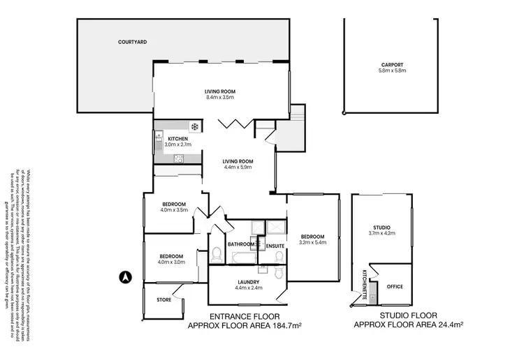 Floorplan of Homely house listing, 57 Ullora Close, Nelson Bay NSW 2315