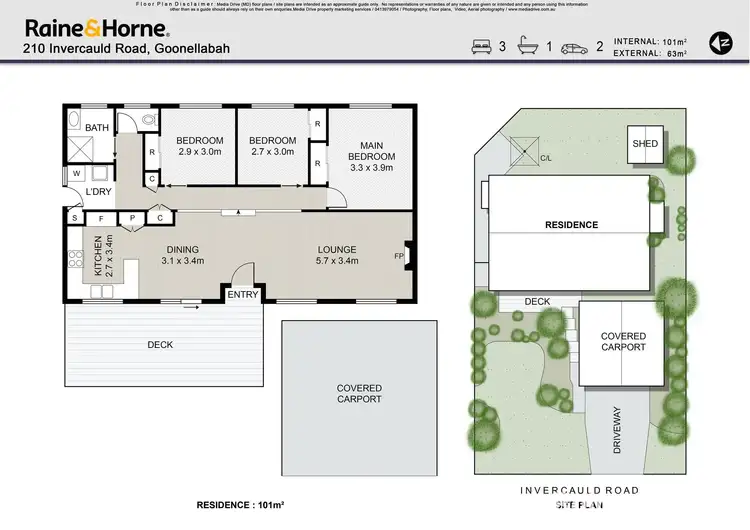 Floorplan of Homely house listing, 210 Invercauld Road, Goonellabah NSW 2480