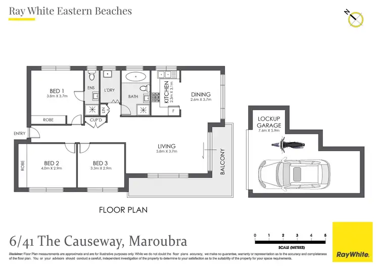 Floorplan of Homely house listing, 6/41 The Causeway, Maroubra NSW 2035