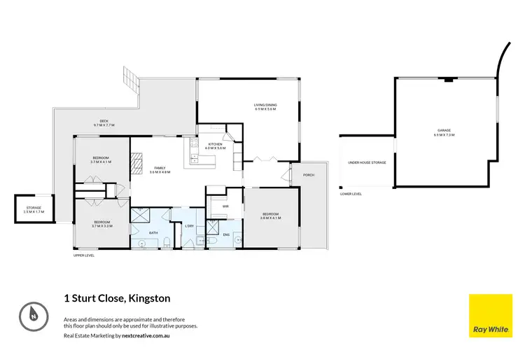 Floorplan of Homely house listing, 1 Sturt Close, Kingston TAS 7050
