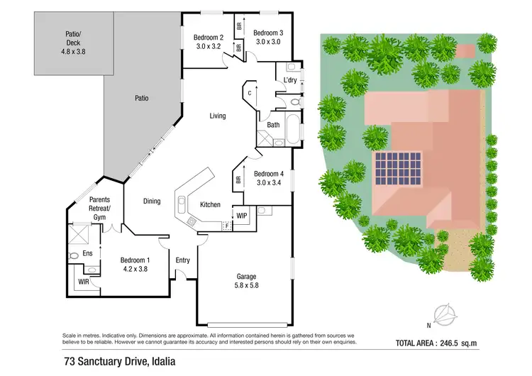 Floorplan of Homely house listing, 73 Sanctuary Drive, Idalia QLD 4811