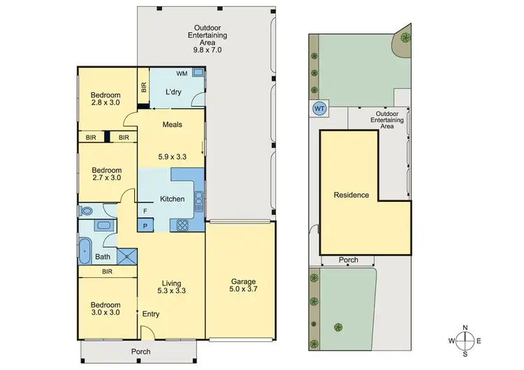 Floorplan of Homely house listing, 10 Brayford Nook, Craigieburn VIC 3064