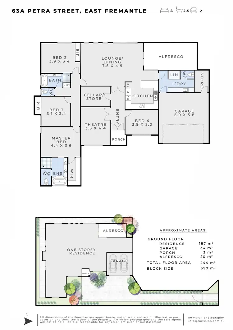 Floorplan of Homely house listing, 63A Petra Street, East Fremantle WA 6158