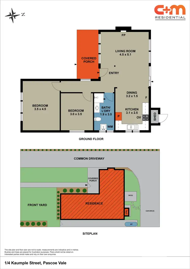 Floorplan of Homely unit listing, 1/4 Kaumple Street, Pascoe Vale VIC 3044