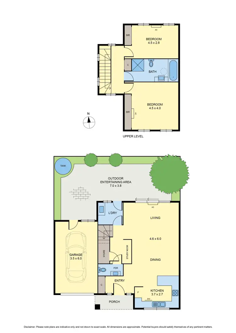 Floorplan of Homely townhouse listing, 3/10 Lake Avenue, Pascoe Vale VIC 3044