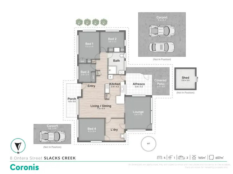 Floorplan of Homely house listing, 8 Ontera Street, Slacks Creek QLD 4127