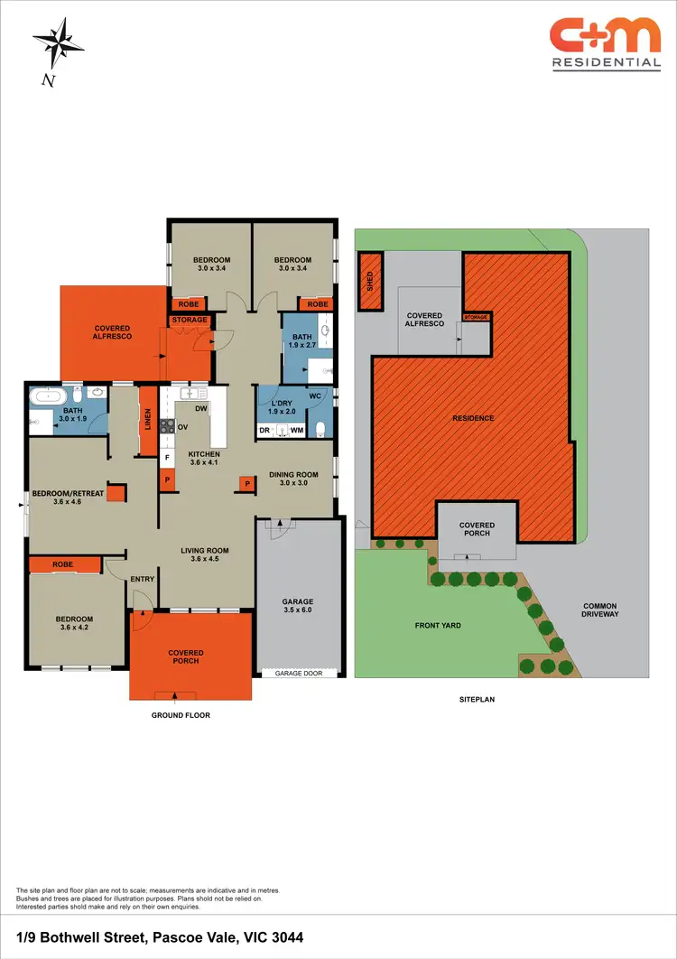 Floorplan of Homely house listing, 1/9 Bothwell Street, Pascoe Vale VIC 3044