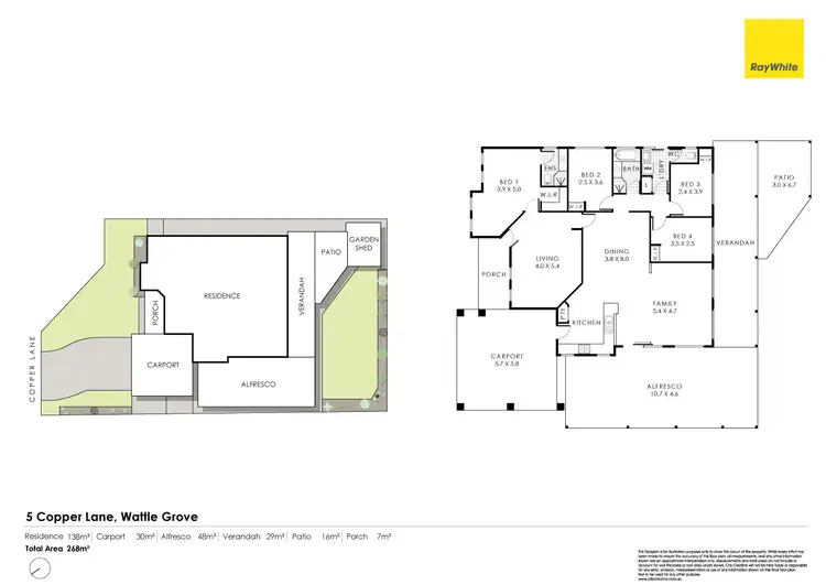 Floorplan of Homely house listing, 5 Copper Lane, Wattle Grove WA 6107