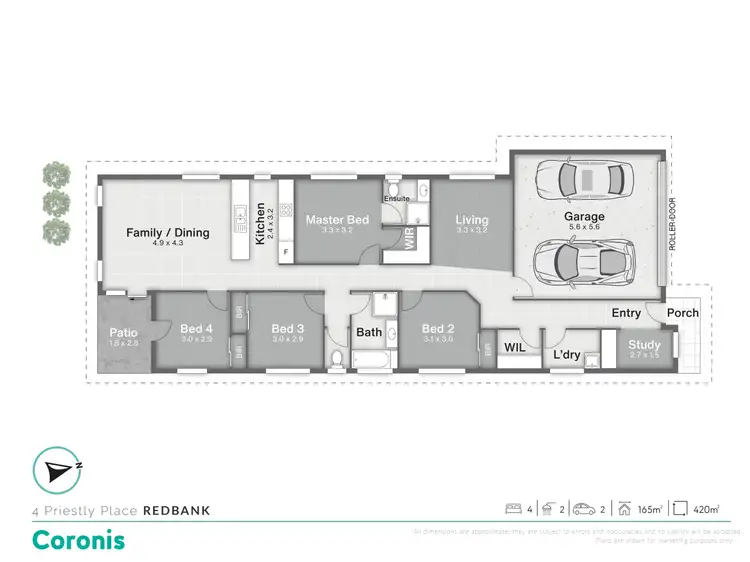 Floorplan of Homely house listing, 4 Priestly Place, Redbank QLD 4301