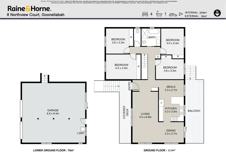 Floorplan of Homely house listing, 8 Northview Court, Goonellabah NSW 2480