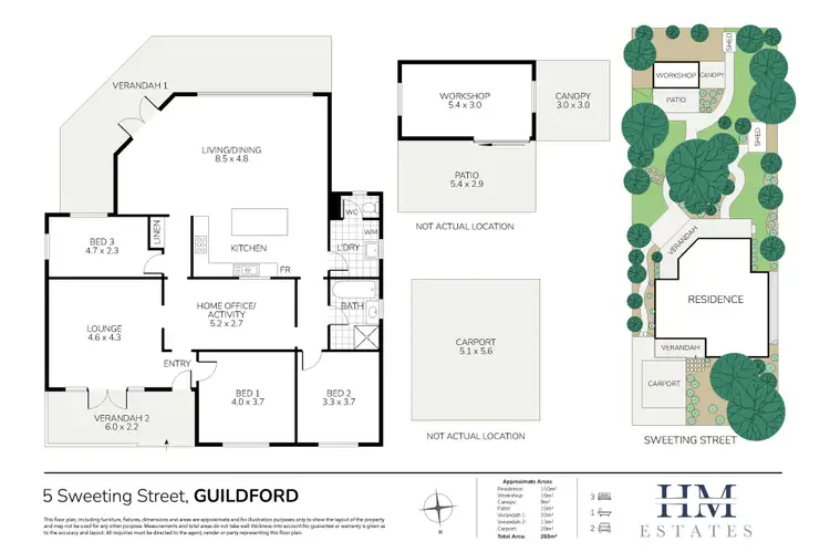 Floorplan of Homely house listing, 5 Sweeting Street, Guildford WA 6055