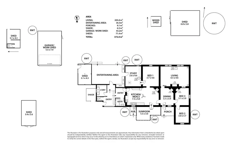 Floorplan of Homely house listing, 20 Horstmann Road, Milendella SA 5237