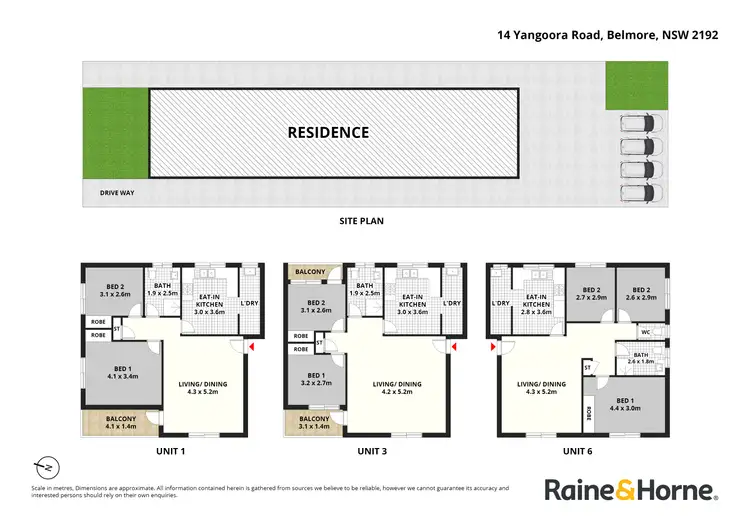 Floorplan of Homely block of units listing, 14 Yangoora Road, Belmore NSW 2192