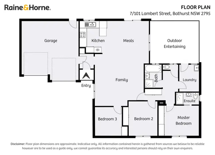 Floorplan of Homely house listing, 7/101 Lambert Street, Bathurst NSW 2795