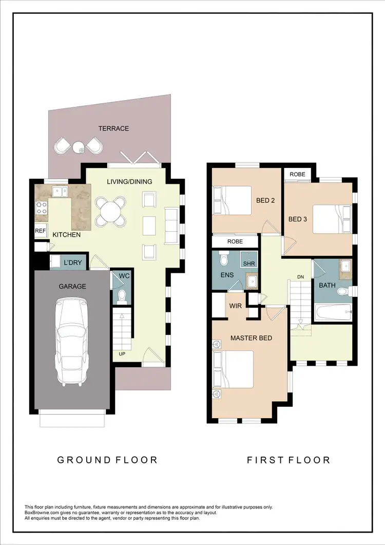 Floorplan of Homely townhouse listing, 1/14 Emerald Street, Kedron QLD 4031