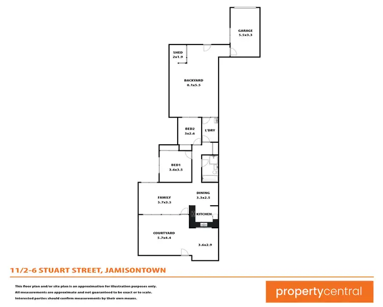 Floorplan of Homely villa listing, 11/2-6 Stuart Street, Jamisontown NSW 2750