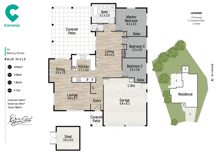 Floorplan of Homely house listing, 44 Betony Street, Bald Hills QLD 4036