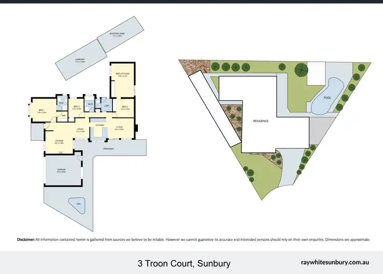 Floorplan of Homely house listing, 3 Troon Court, Sunbury VIC 3429
