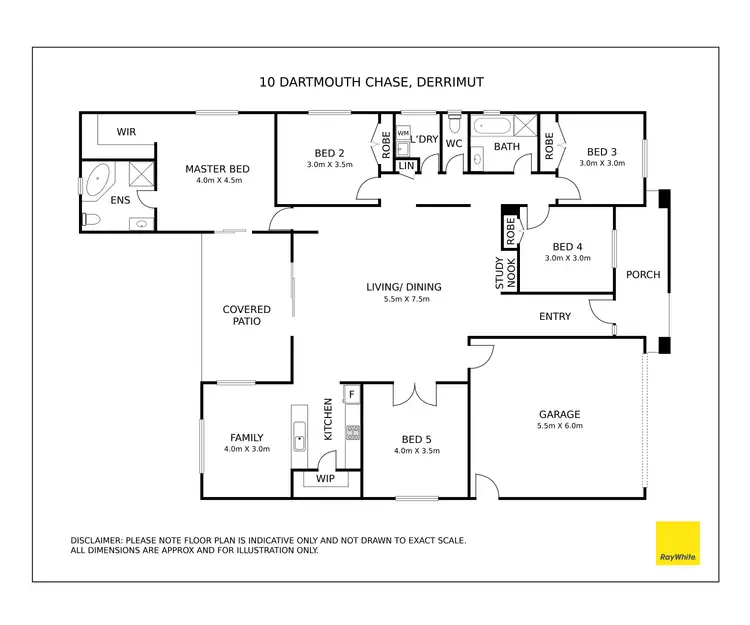 Floorplan of Homely house listing, 10 Dartmouth Chase, Derrimut VIC 3026