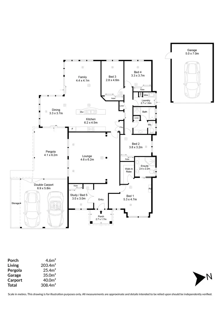 Floorplan of Homely house listing, 56 Magazine Drive, Walkley Heights SA 5098